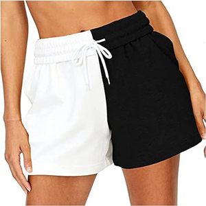 Short en coton confortable taille haute pour femmes Short de survêtement uni respirant taille élastique Vêtements confortables pour femmes - Product Image 5
