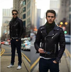 Chaquetas de cuero ajustadas a la moda, superventas, la mejor chaqueta de cuero de invierno para hombres/chaquetas de cuero de Pakistán - Product Image 2