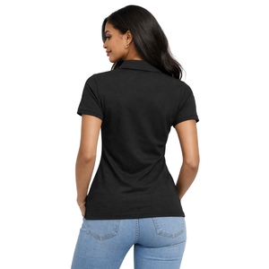 Polo Negro 08 Soror, Camiseta de Sororidad Griega para Mujer, Rosa y Verde, Estilo Universitario, Informal y Elegante - Product Image 2