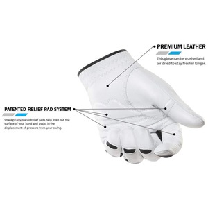 Nuevo diseño, guantes de golf de cuero genuino suaves a todo color, guantes personalizados deportivos de alta calidad, piel de oveja, manos cómodas - Product Image 3