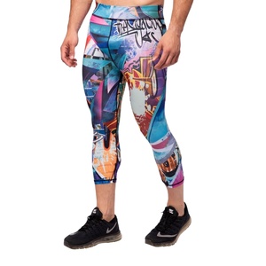 Leggings de Compression Tricotés Respirants et Légers pour Hommes 2026 – Pantalons de Sport Non Transparents pour la Course, le Yoga et l'Entraînement en Salle de Sport - Product Image 1
