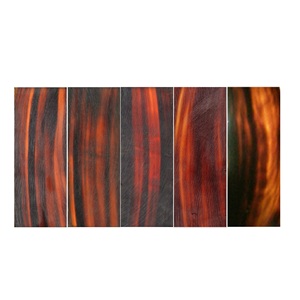 Escamas de cuerno negro de búfalo natural hechas a mano con ligera curvatura para manualidades de cuchillas tradicionales a precio mayorista - Product Image 4