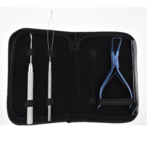 Pinzas para Extensiones de Cabello de Acero Inoxidable de Color Personalizado, Kit de Herramientas Multifuncionales para Extensiones de Cabello - Product Image 6