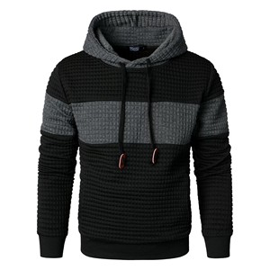 เสื้อกันหนาวมีฮู้ดสำหรับผู้ชายผ้าขนแกะมีซิปเสื้อผ้าแนวสตรีทผ้าคอตตอน100% ปักลำลองดีไซน์ใหม่สำหรับฤดูหนาว - Product Image 1