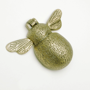 Heurtoir de porte en laiton de style vintage avec fini enduit noir utilisé pour le heurtoir de porte accessoire décoratif de porte de bureau - Product Image 6