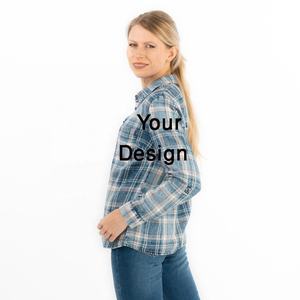 Chemises en jean pour femmes de haute qualité tissu de pantalon confortable durable personnalisé 100% vêtements longs de Style futur orienté vers l'exportation - Product Image 2