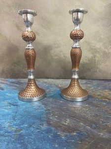 Porte-bougie vintage en cuivre, décoration de table à manger, porte-bougie en métal en forme de plume, vente chaude, pour décorer la maison, les fêtes et les hôtels - Product Image 3