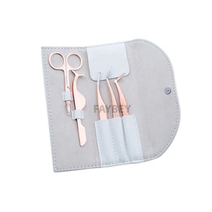 Nouveau design pince à épiler extension de cils pointe de fibre 45 degrés pince à épiler 12cm poids 16.5g couleur personnalisée - Product Image 6