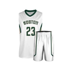 Uniforme de basket-ball pour jeunes, en Stock, vente en gros, blanc, dernier meilleur uniforme de basket-ball de haute qualité, bon marché - Product Image 1
