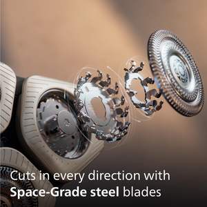 Afeitadora Eléctrica de Triple Cuchilla para Hombre, Uso en Seco y Húmedo, con Recortador Extraíble, Resistente al Agua IPX7, Lavable, Incluye Base de Carga y Estuche de Viaje - Product Image 6