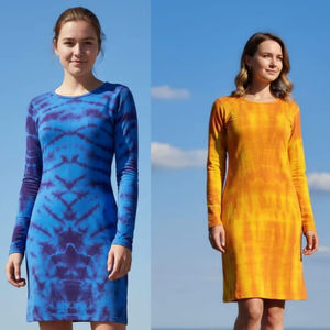 ชุดเดรสสไตล์โบฮีเมียนสำหรับผู้หญิง ดีไซน์หรูหราทันสมัย พร้อมถุงน่องมีแขน ลวดลายสวยงาม ซักได้ ระบายอากาศได้ดี - Product Image 1