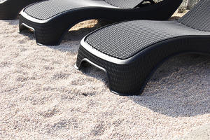 سرير شمس فاخر للفنادق للاستخدام الخارجي مقاوم للماء كرسي استلقاء للشاطئ والفناء وحمام السباحة - Product Image 5