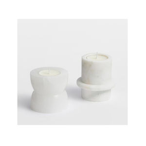 Classique Maison Décoratif Marbre Bougeoir Stand En Gros Éclairage Décor Chandelier Pour Noël Décor À La Maison Bougeoir - Product Image 3