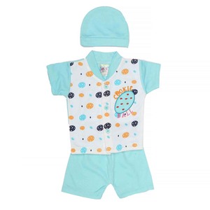 Combinaisons pour nouveau-nés garçons 3 pièces - Bleu - Product Image 1