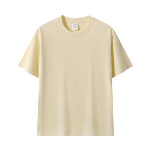 Logo personnalisé 100% coton T-Shirt 180-230 GSM basique col rond haut décontracté pour hommes polyester/coton matériel T-shirt pour hommes - Product Image 6