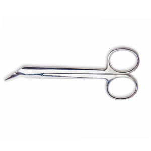 Ciseaux coudés à couronne universels personnalisés 4.75 pouces miroir polonais chirurgical réparateur chirurgical ange ciseaux - Product Image 5