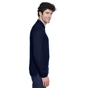 Polo à manches longues en coton doux pour homme, de haute qualité, personnalisé en usine - Product Image 3