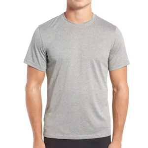 เสื้อยืดแฟชั่นสำหรับผู้ชายแขนสั้นคอกลมผ้าระบายอากาศ - Product Image 1