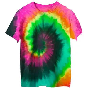 Best Tie Dye Printed Loose Casual T-Shirt Latest Design 2023