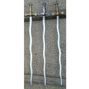 Épée maçonnique avec ornements en acier noir et argent, poignée en métal, prix bas, service de personnalisation, épée maçonnique - Product Image 5