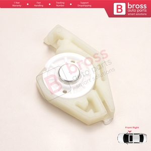 BWR5393 Front Right Window Regulator Corner Cable <b>Roller</b> Pulley <b>Clips</b> Pin Set 2 for Doblo MK1 119 223 2001-2010 51718403 - Product Image 3