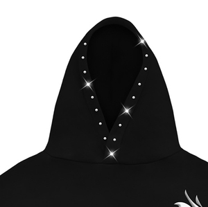 Sweat-shirt lourd surdimensionné en coton doux 100% 500 g/m², style streetwear personnalisé, avec appliqué délavé à l'acide et effet délavé au soleil - Product Image 2