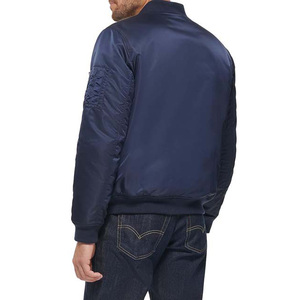 Nouvelle arrivée de veste d'hiver à fermeture éclair universitaire de baseball de style décontracté pour hommes Vestes pour hommes à bas prix avec broderie et logo personnalisé - Product Image 5