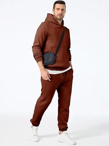 Ensemble survêtement homme de haute qualité, style streetwear, logo personnalisé, décontracté, tendance, style designer, sweat-shirt et pantalon de jogging - Product Image 2