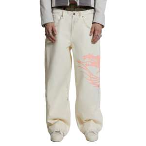 Pantalones holgados para hombre, tela transpirable, estilo urbano callejero, precio de fábrica, logotipo personalizado, venta al por mayor, soporte incluido - Product Image 1