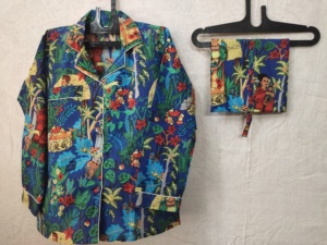 Vêtements de nuit d'été en coton indien pour femmes Ensemble de pyjama pour demoiselle d'honneur Chemise longue imprimée à fleurs et à col en V avec pyjama Doux et confortable - Product Image 4