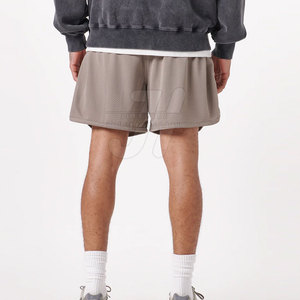 Pantalones Cortos Deportivos Casuales para Hombre con Tela de Malla Personalizada, Cintura Elástica, Diseño Sólido, Ecológicos, de Secado Rápido y Transpirables - Product Image 5