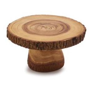 Durable Wooden Cake Stand with Eco-friendly Materials and Sustainable Craftsmanship for Organic Dessert <b>Presentations</b> at Home - Product Image 1
