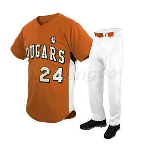 Uniforme de Baseball personnalisé couleur moutarde, ensemble de maillots, vêtements de sport confortables, uniformes de Baseball coupe régulière - Product Image 1