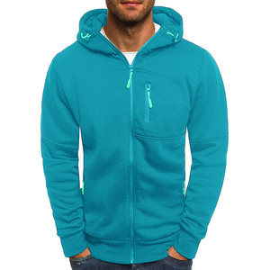 Sweat à capuche unisexe écologique 100% zippé Design personnalisé avec impression de logo Fabrication OEM Streetwear avec col doublé - Product Image 5