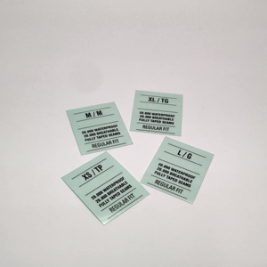 Autocollants d'étiquette volante d'emballage transparents étiquettes d'étiquette résistantes à l'eau informations anti-rayures durables accessoires guide de taille étiquette extérieure - Product Image 4