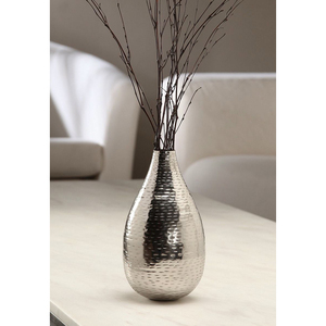 Jarrones de Flores de Cerámica con Relieve de Aluminio para Decoración de Sala de Estar, Urnas de Aluminio al por Mayor a Bajo Precio - Product Image 1