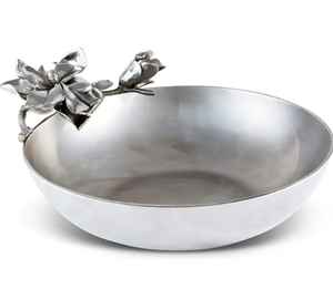 ชามอลูมิเนียมทรงกลมสำหรับตกแต่งโต๊ะ,ชามโลหะสำหรับใส่สลัดผลไม้ขนาดใหญ่สีเงินหรูหราสไตล์นอร์ดิก - Product Image 3