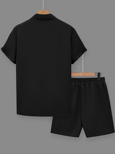 Vestito da <span class=keywords><strong>uomo</strong></span> leggero doppio <span class=keywords><strong>estivo</strong></span>, elegante e traspirante, tuta <span class=keywords><strong>Casual</strong></span> a maglia, <span class=keywords><strong>abbigliamento</strong></span> <span class=keywords><strong>Casual</strong></span> - Product Image 2