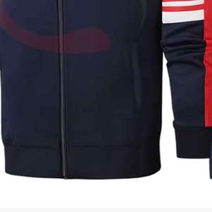 <b>Men</b> High Quality <b>Micro</b> Polyester Fabric Tracksuit Athletic Gym Fitness Running Training Sportswear Durable Comfort Daily Set - Product Image 4