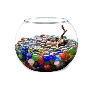 Colorful <b>Glass</b> Pebbles Aquarium Decorative Stones for <b>Fish</b> <b>Bowl</b> - Product Image 3