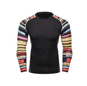 Mma Rash Guard Tops Rashguard Rash Guard Chemises de compression personnalisées pour hommes Chemise de compression à manches longues Rash Guard - Product Image 4