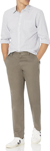 LOGO PERSONNALISÉ FABRIQUÉ AU BANGLADESH VENTE EN GROS DIRECTE PANTALONS DE TRAVAIL EN TISSU ÉLASTIQUE BLANC CONFORTABLES PANTALONS CASUAL À SÉCHAGE RAPIDE PANTALONS DE BUREAU - Product Image 2