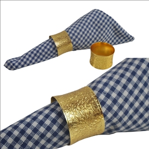 Anillos de servilleta de metal sólido de aleación de varios colores decoración de boda venta directa de fábrica precio bajo al por mayor para hotel restaurante De - Product Image 1