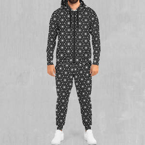 Chándal Deportivo de Invierno de Secado Rápido para Hombre, 100% Algodón, Felpa, Cintura Elástica, Transpirable - Product Image 1