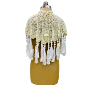 Robes de soirée islamiques à manches longues et à franges, à la mode, élégantes, avec de lourdes perles brodées à la main, pour femmes, Moyen-Orient, musulmans - Product Image 3