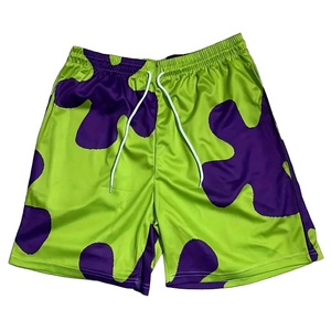 Pantalones cortos estampados informales personalizados para hombre al por mayor, moda de verano para la playa, servicio OEM de alta calidad, cintura elástica de secado rápido, cintura alta | - Product Image 3