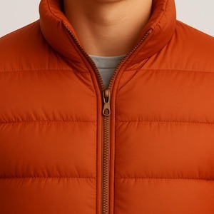 Chaqueta de Invierno Acolchada de Lona con Logotipo Personalizado para Hombre |   Estilo Burbuja con Capucha |   Ropa Exterior Gruesa, Cálida, Aislante y Resistente al Viento - Product Image 4