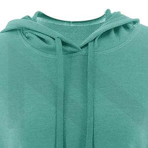 Pulls à capuche à manches longues à la mode pour femmes pour l'automne et l'hiver Vêtements décontractés Coupe régulière Position du logo avant - Product Image 5