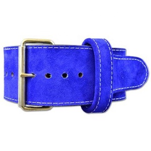 Vente en gros Ceinture d'haltérophilie à double broche en cuir pour hommes et femmes Ceintures de fitness Ceintures d'haltérophilie personnalisées - Product Image 3