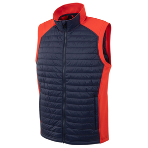 Identité personnalisé fabricant hommes hiver hybride bouffée léger sans manches rembourré gilet body chauffant - Product Image 3